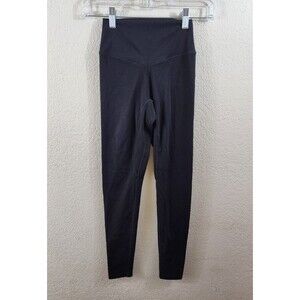 Balance Athletica Womens XS Black Mid Rise Activewear Leggings